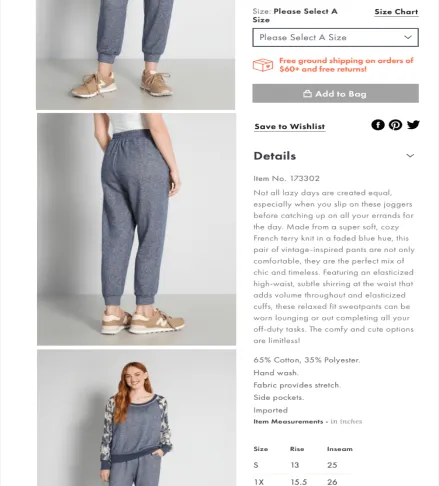 Product page