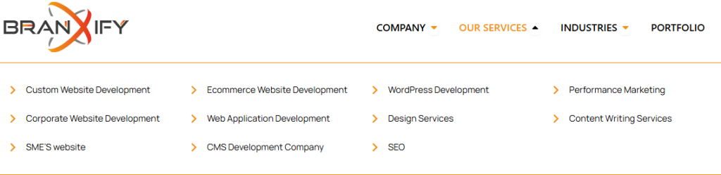 website structure