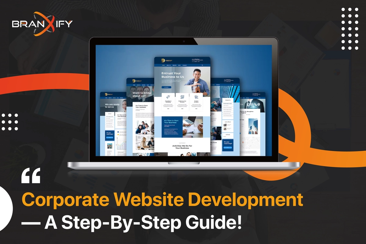 Corporate website development step-by-step guide by Branxify