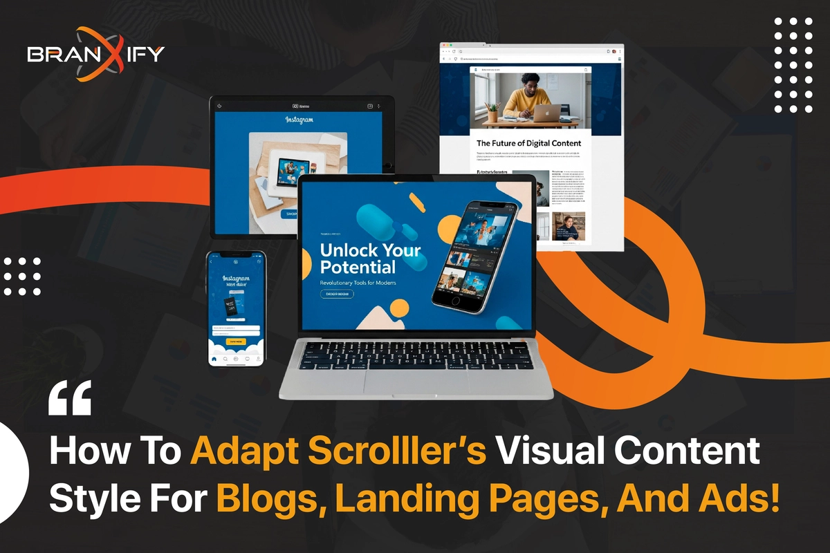How to adapt Scrolller’s visual content style for blogs, landing pages, and ads by Branxify