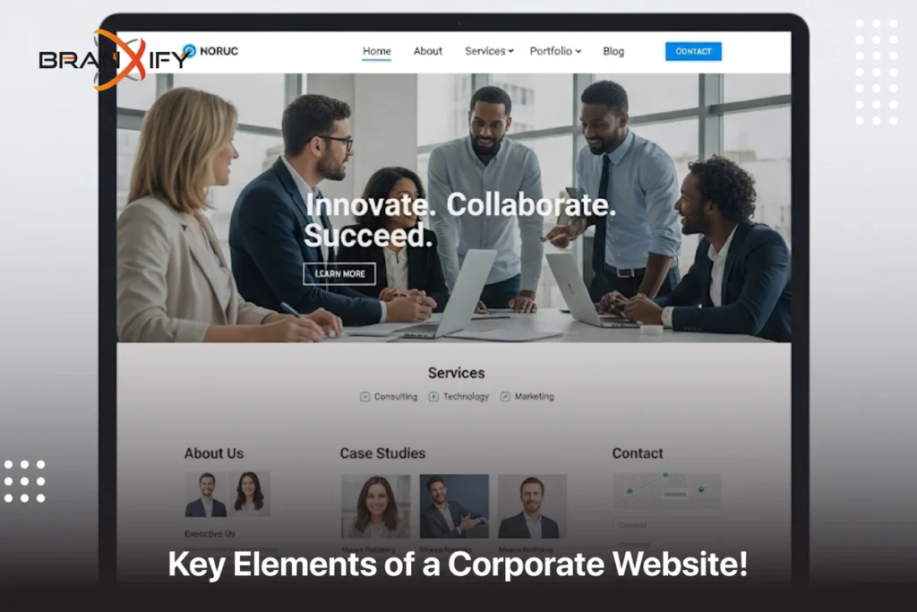 Key Elements of a Corporate Website by Branxify