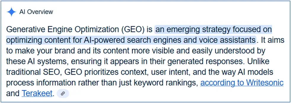 generative engine optimization (GEO)