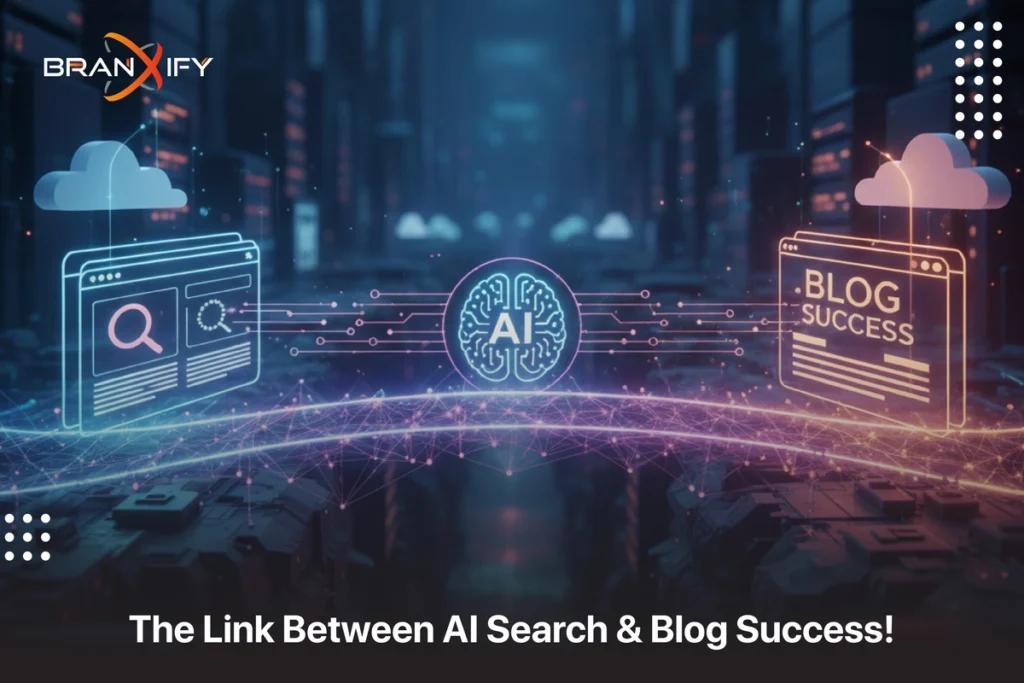 Link Between AI Search & Blog Success By Branxify