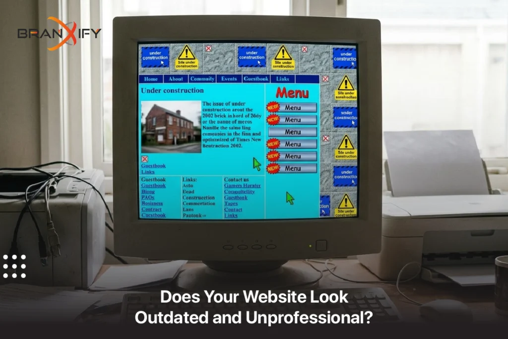 Does Your Website Look Outdated and Unprofessional By Branxify