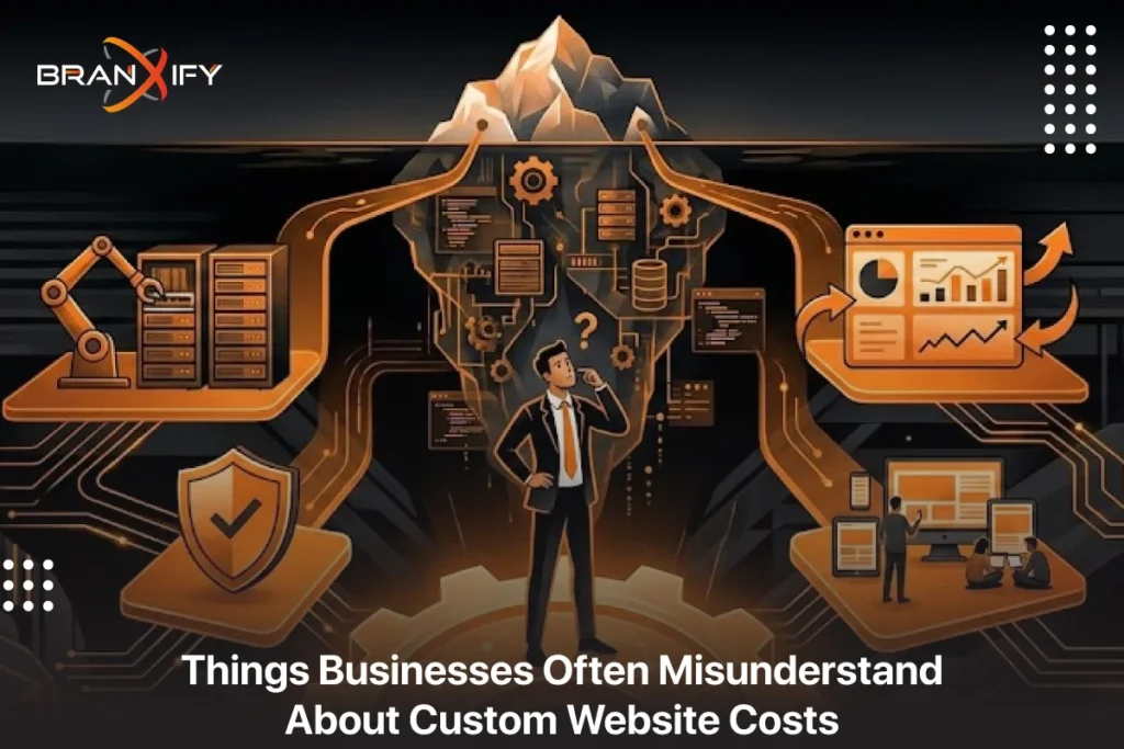 Things Businesses Often Misunderstand About Custom Website Costs By Branxify