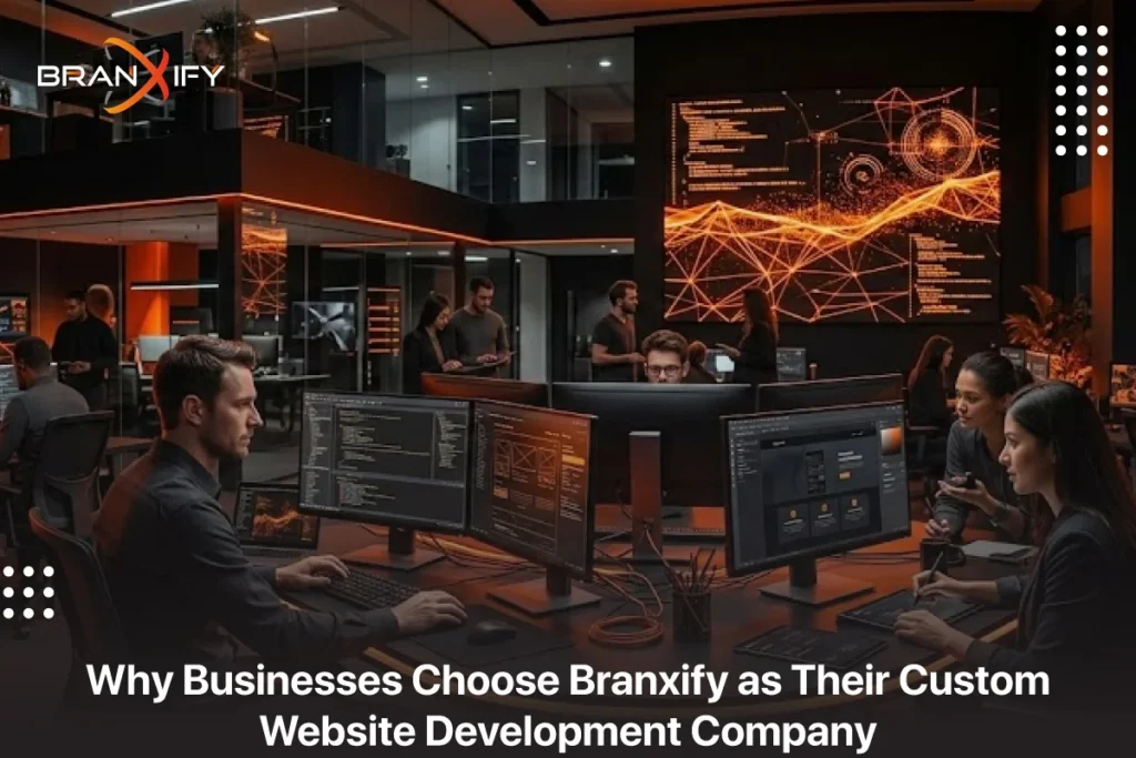 Branxify as Their Custom Website Development Company
