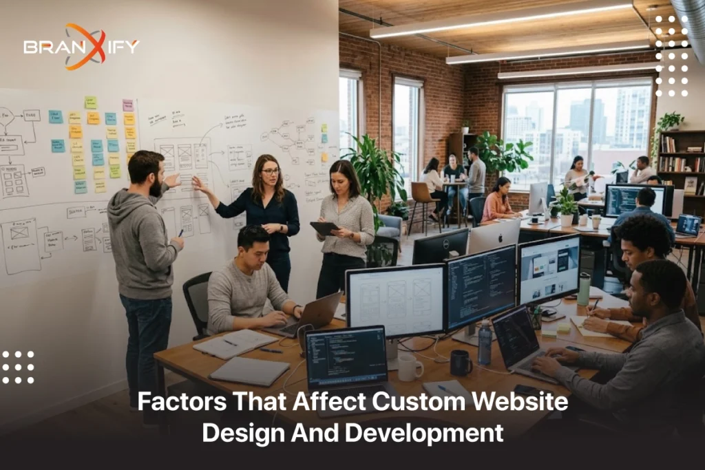 Factors That Affect Custom Website Design And Development​ By Branxify