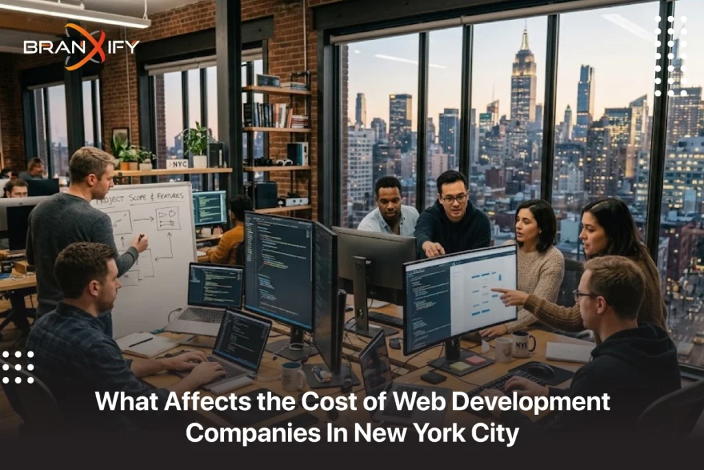 Cost of Web Development Companies In New York City By Branxify